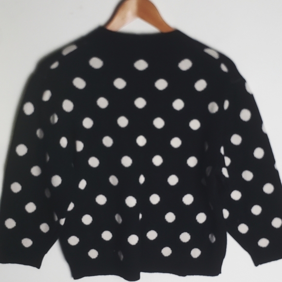 JOIE Brettina B Wool Polka Dot Pullover Sweater XL. - Picture 7 of 8